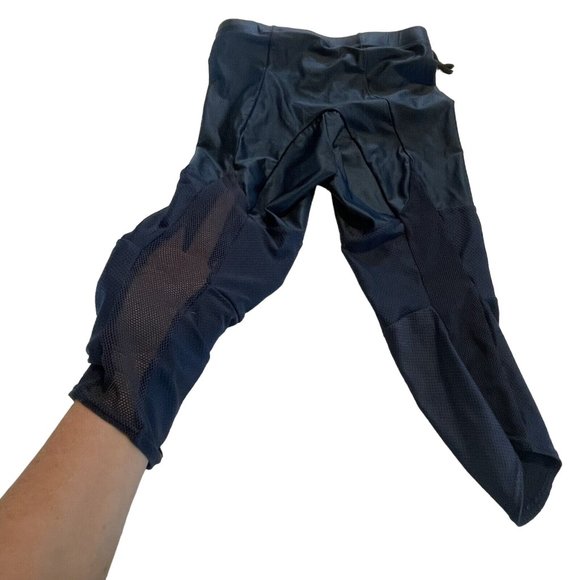 Nike Navy Blue Knee Length Mesh Back Drawstring Waist Boys Pants - Picture 10 of 10